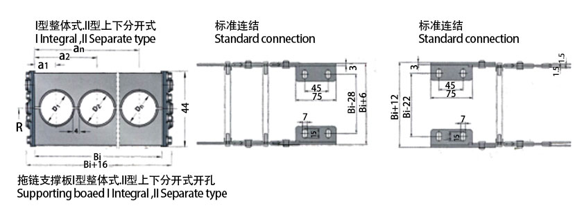 TLI、II型上下分開式圖