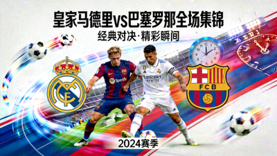 皇家马德里对阵巴塞罗那全场集锦封面图